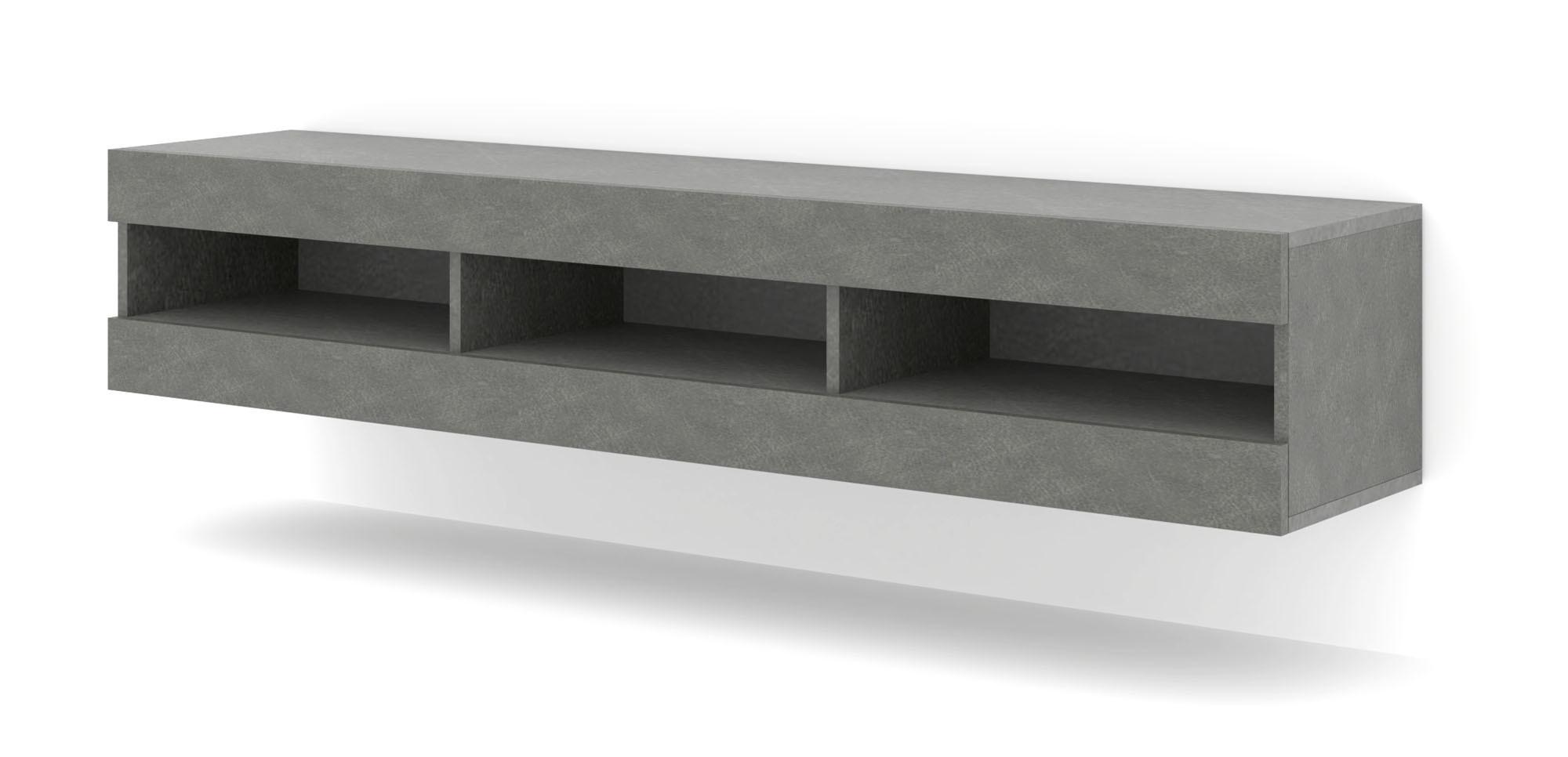 TV LOWBOARD Matera Grau 160/32/35 - Grau, Holzwerkstoff (160/32/35cm) - RAUMHIRSCH FURNITURE