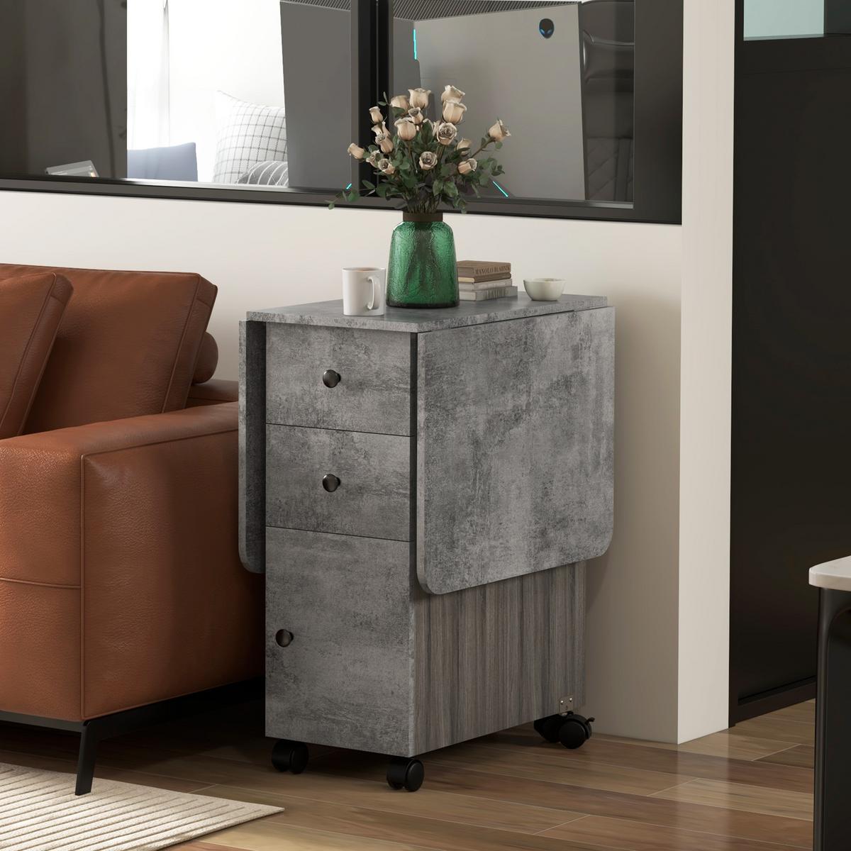 ESSTISCH Gryvin 120/60/76.5 cm - Grau, Holz (120/60/76.5cm) - ZMH