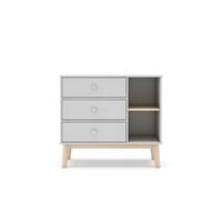 KOMMODE Esteban Weiß 90/40/81 cm - Weiß, Holz (40/81/90cm) - Calicosy
