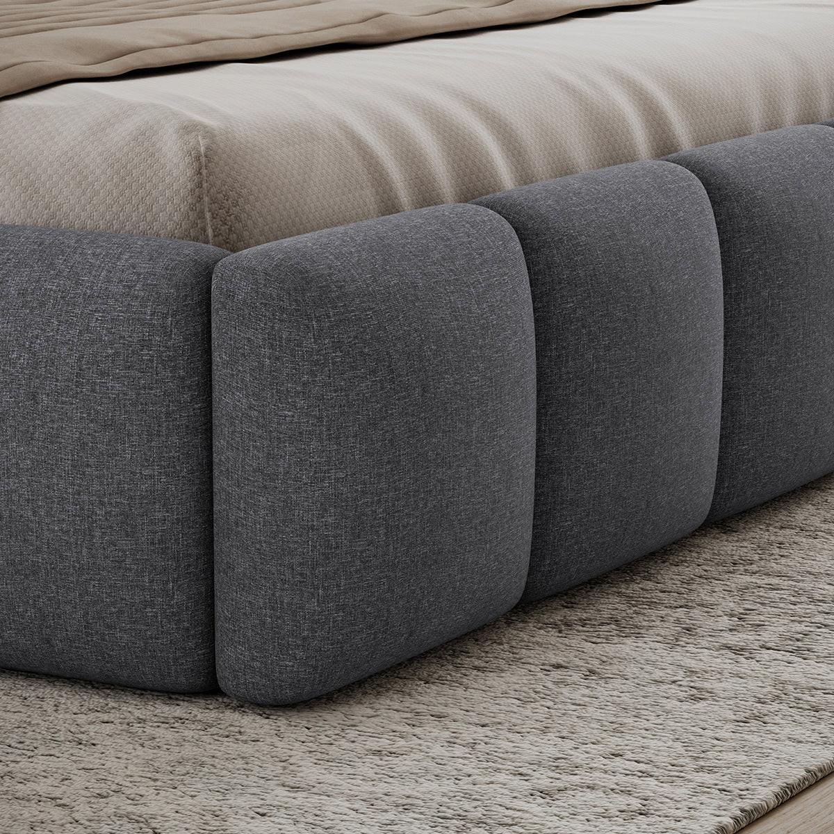 BOXBETT 180/200 Klaus Grau - Grau, Holz (180/200cm) - Petits-meubles