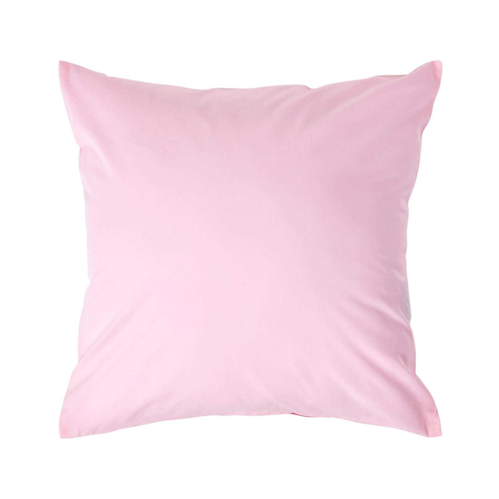 KISSENBEZUG Perkal, Ägyptische Baumwolle, Fadendichte 200 - Rosa, Textil (40/40cm) - Homescapes