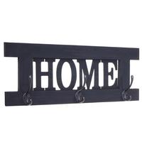 WANDGARDEROBE HOME SHABBY-LOOK Grau - Anthrazit, Holz (55/21/7cm) - MCW