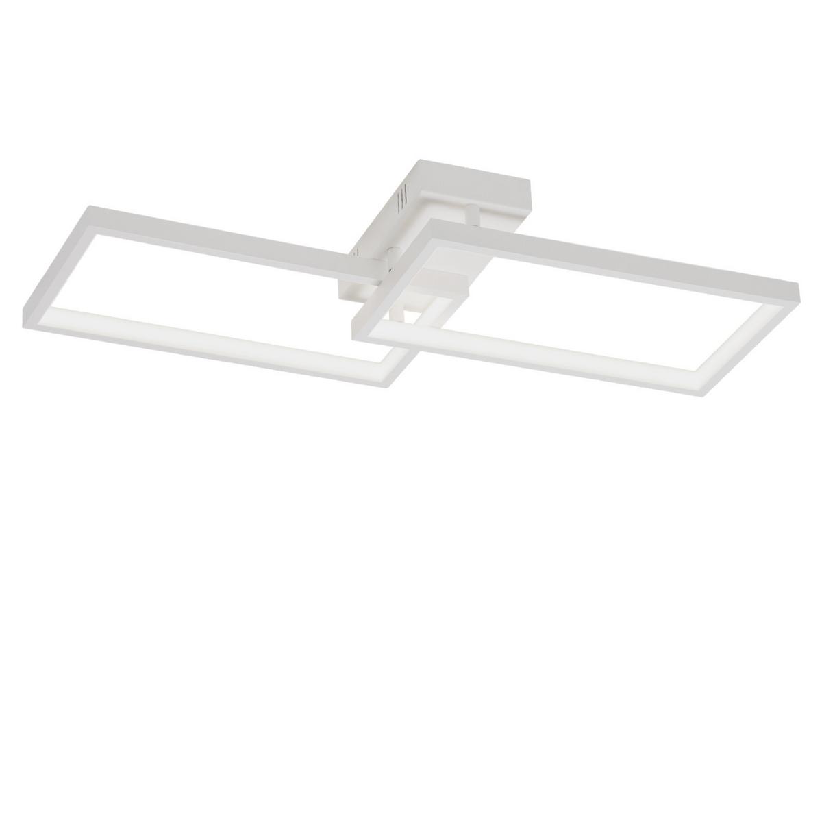 LED-DECKENLEUCHTE Edith 80/39/7.5 cm - Weiß, Kunststoff (80/39/7.5cm) - Nettlife