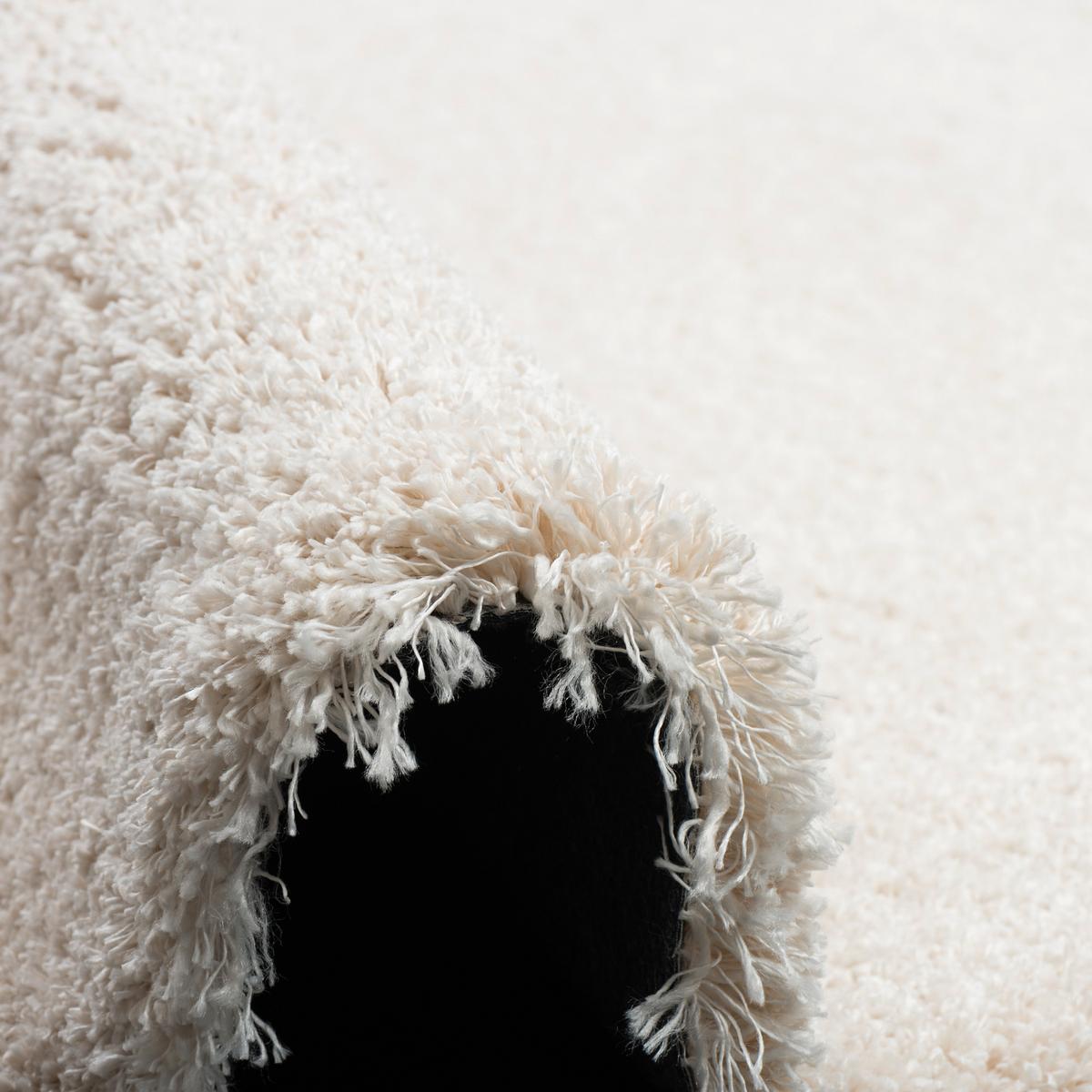 LUXUS HOCHFLOR SHAGGY TEPPICH DREAM RUND - Beige, Textil (200/200cm) - Snapstyle