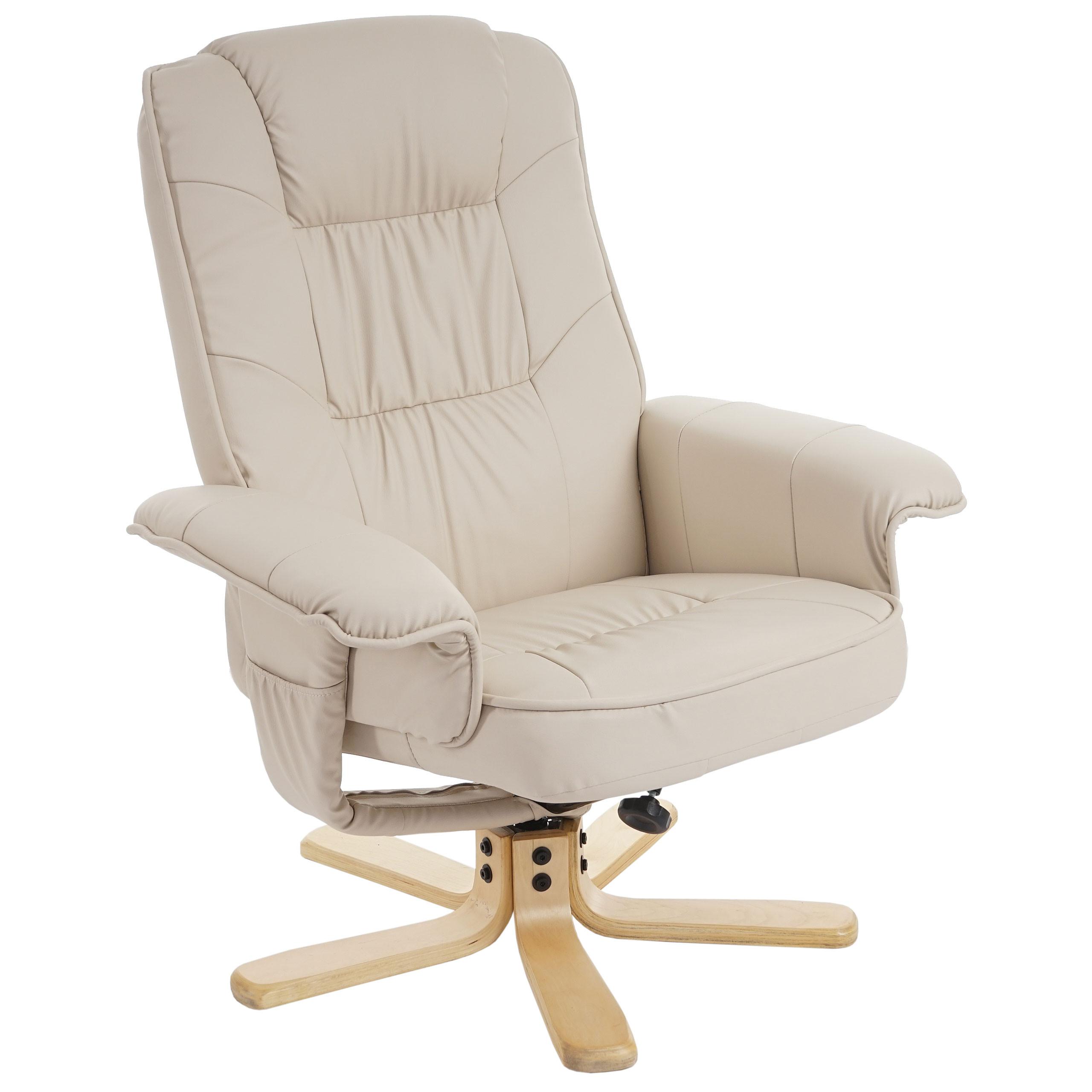 RELAXSESSEL Beige - Beige, Textil (80/100/70cm) - MCW