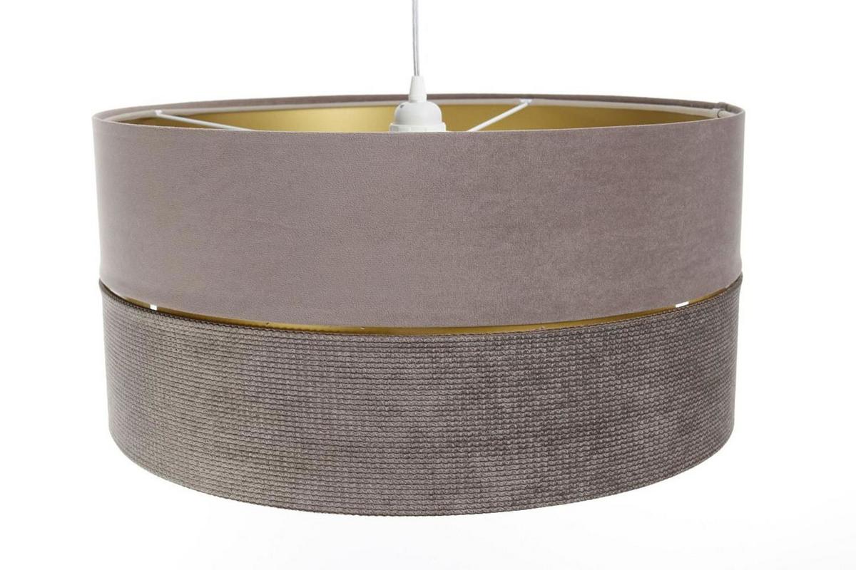 HÄNGELEUCHTE Gold 60/30 cm - Goldfarben/Braun, Kunststoff (60/1/30cm) - ONZENO