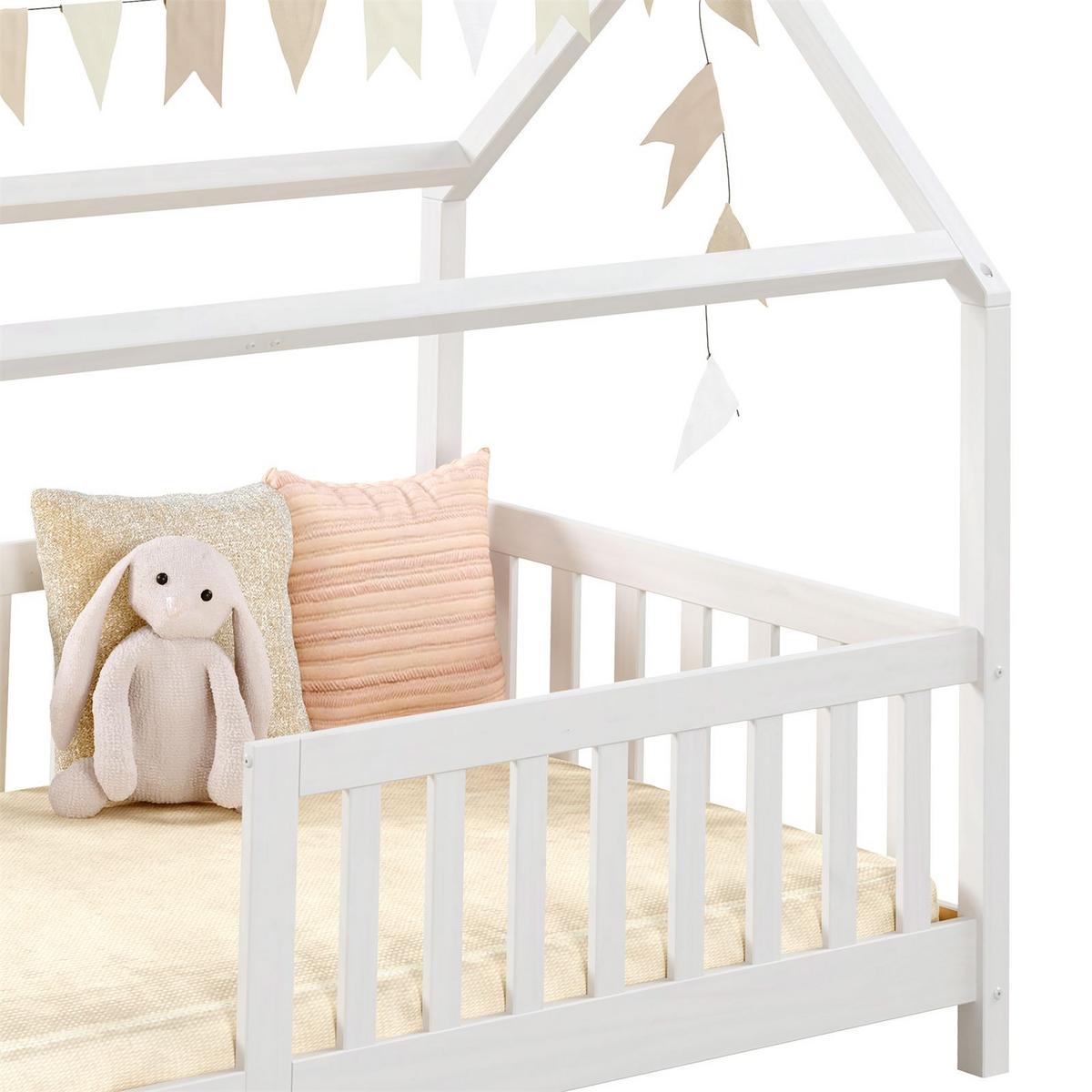HAUSBETT NINA 90x200 cm weiß - Weiß, Holz (96/135/206cm) - IDIMEX