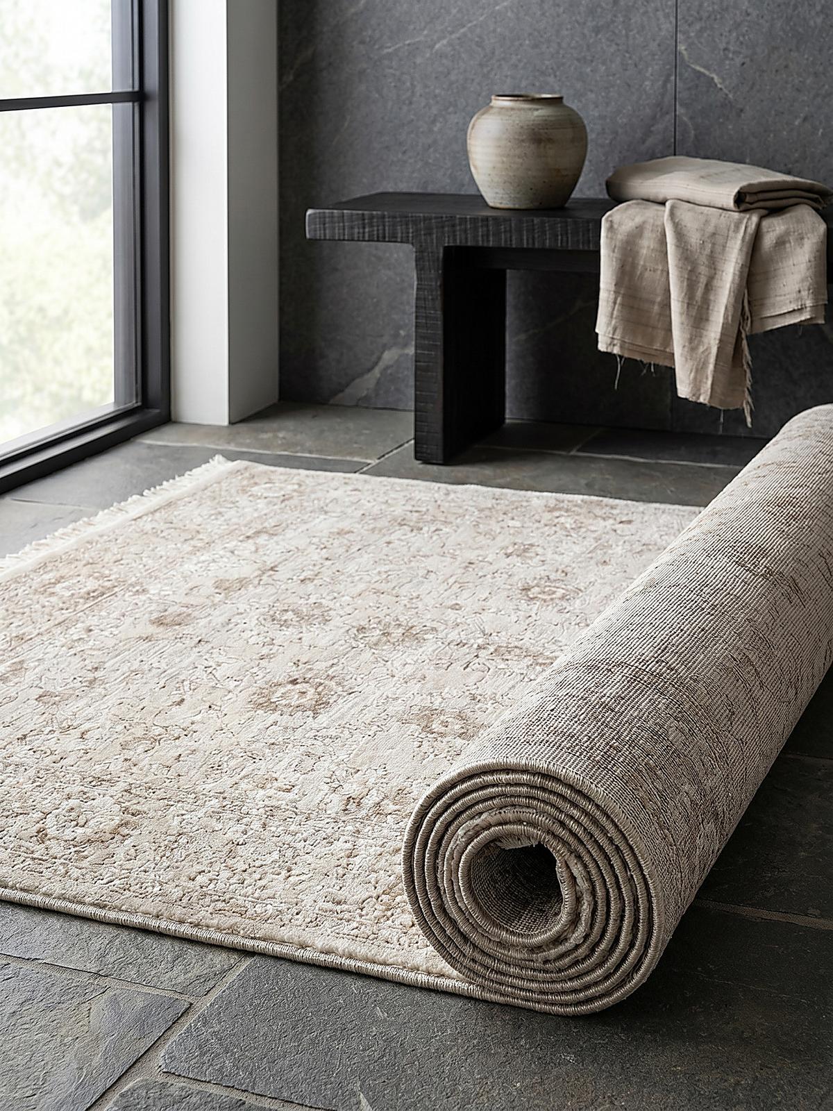 TEPPICHLÄUFER Orientalisch SCRIVIA Polypropylen Beige 80 x 150 cm - Beige, Textil (80/150cm) - KADIMA DESIGN