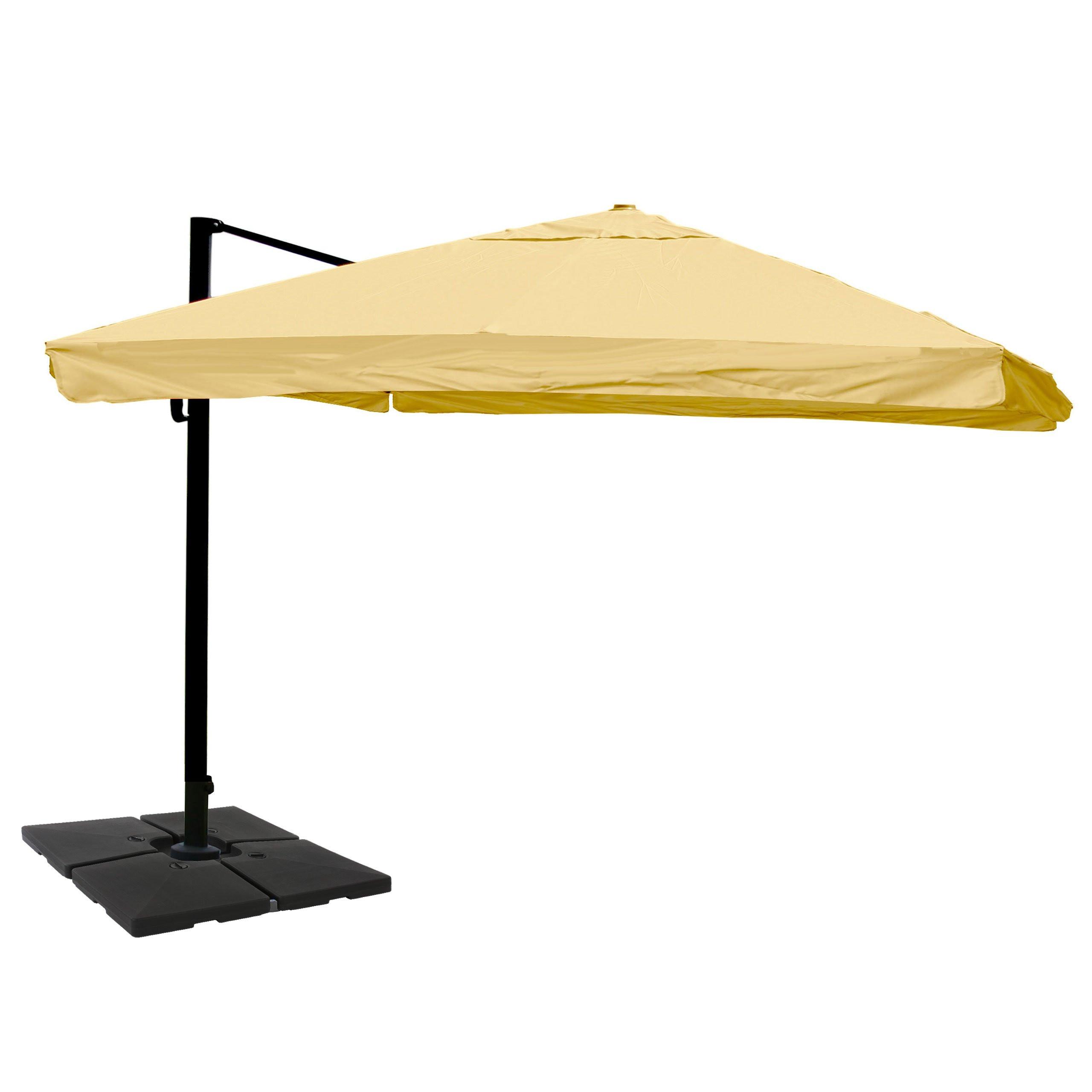 AMPELSCHIRM Cremeweiß 300/400 cm - Weiß, Textil (400/300cm) - MCW