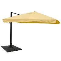 AMPELSCHIRM Cremeweiß 350/350 cm - Weiß, Textil (410/350cm) - MCW
