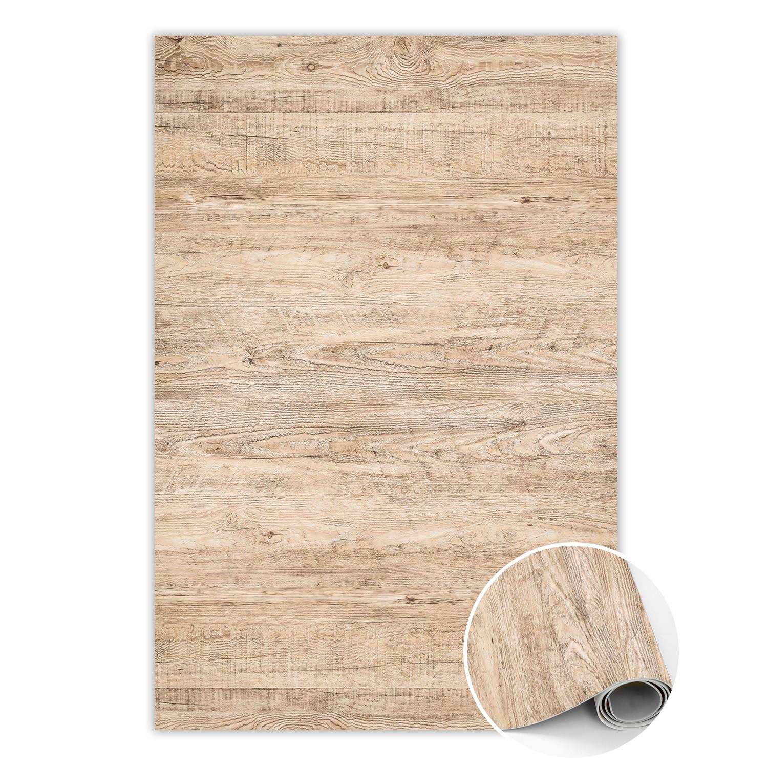 VINYL TEPPICH 120x180 cm Rohes Holz - Hellbraun, Kunststoff (120/180cm) - TULUP