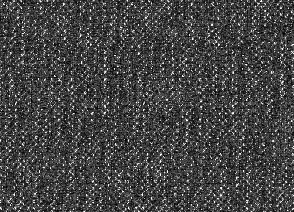 SOFA MEDIOLANE 2,5-Sitzer, schwarz - Schwarz, Holzwerkstoff/Textil (203/87/96cm) - Wozimo