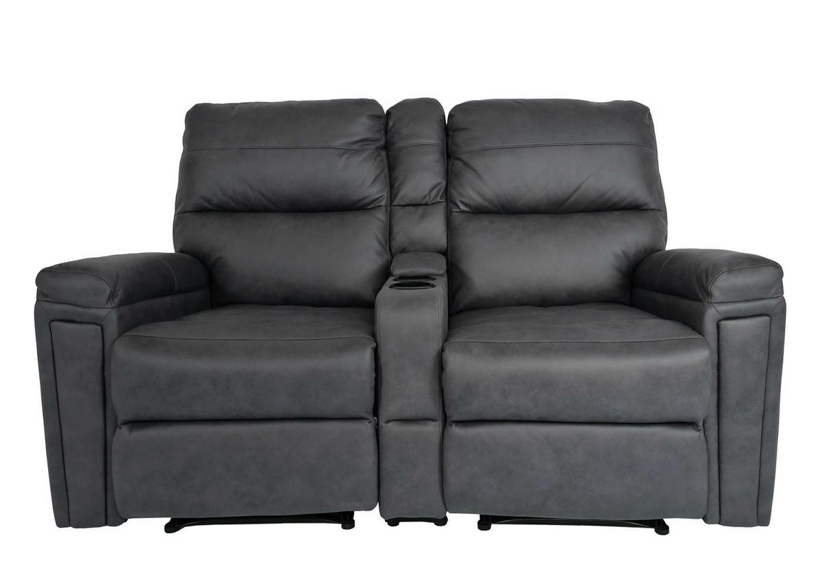2ER KINOSESSEL Grau - Grau, Textil (157/102/166cm) - MCW