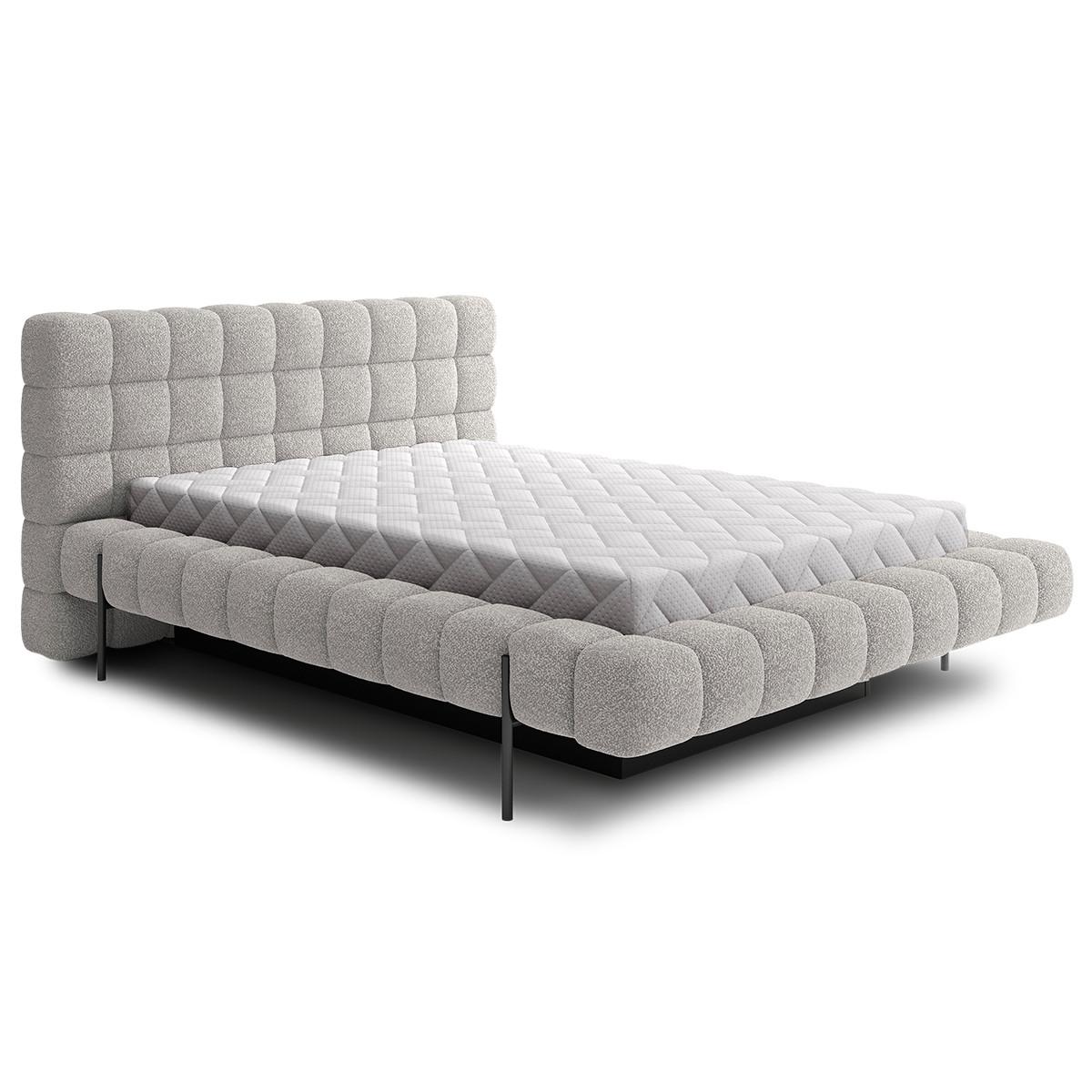 BOXBETT 180/200 Ezio Grau - Grau, Holz (180/200cm) - Petits-meubles