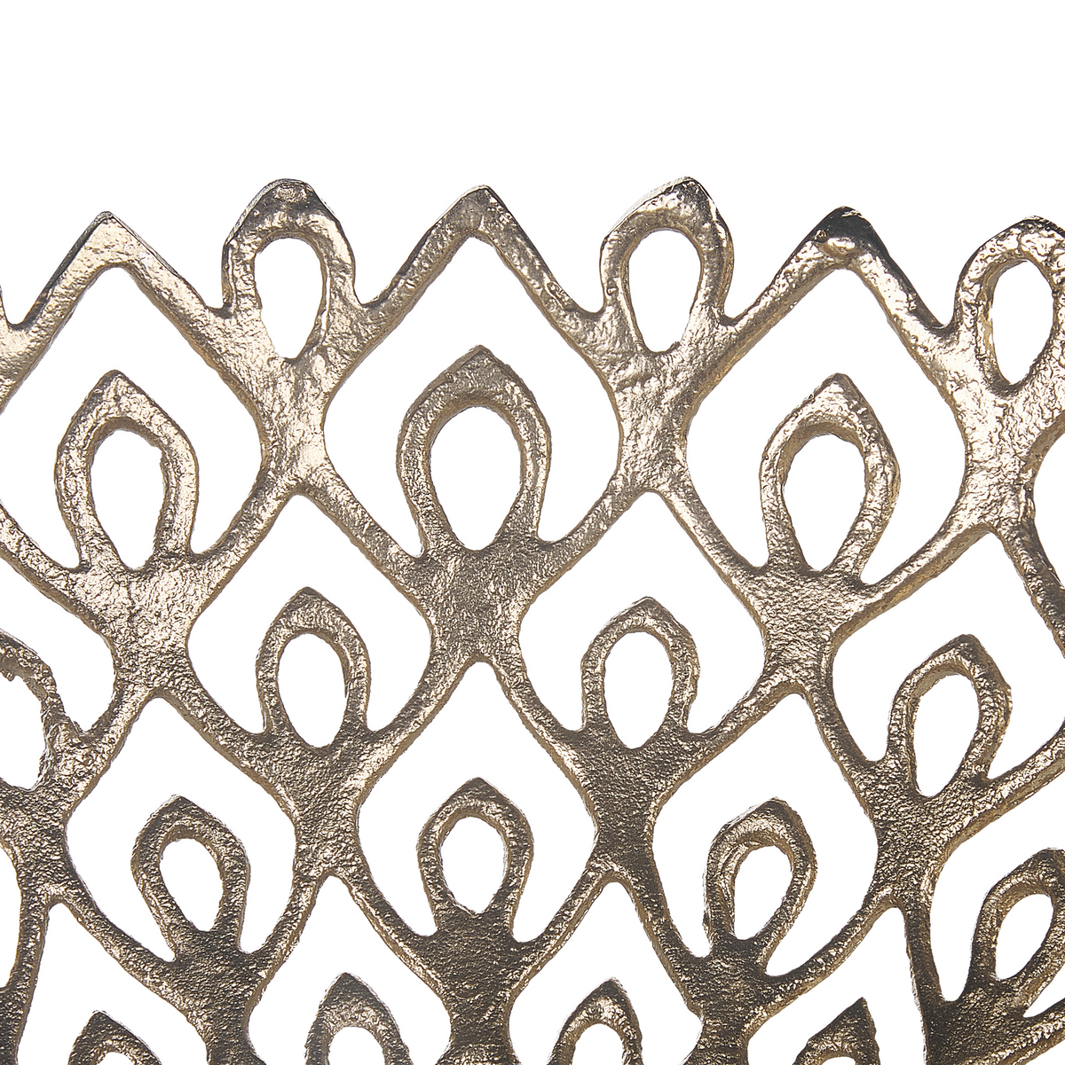 DEKOSCHALE Aluminium gold Grogol - Goldfarben, Metall (20cm) - Beliani