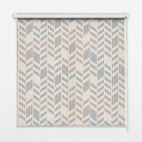 INNENROLLO - Fensterrollo - Rollo - 150x140 cm - Gestreifte Tanne - Grau, Kunststoff (150/140/0.5cm) - TULUP