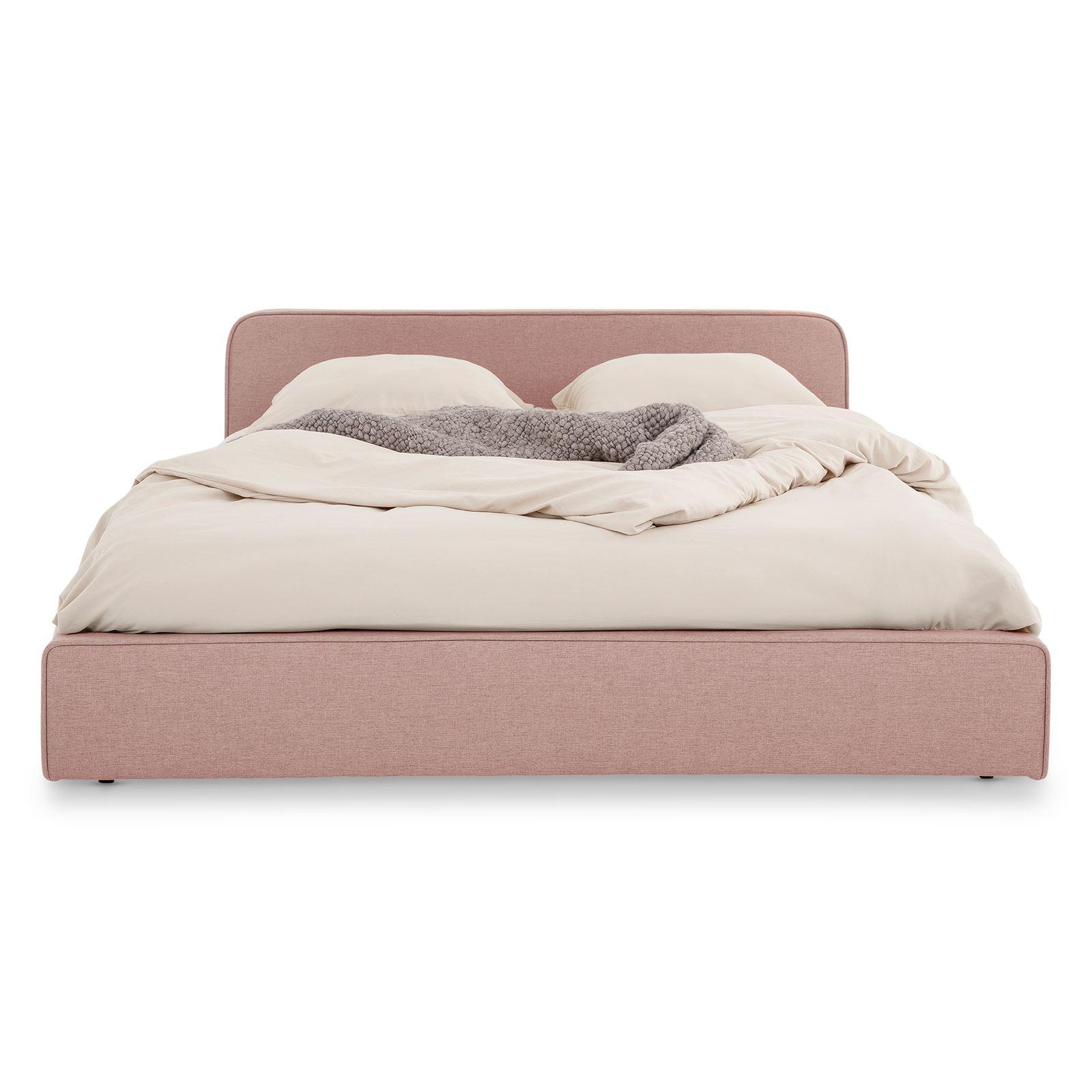 POLSTERBETT MARINI 140X200 CM - Altrosa, Textil (140/200cm) - IDIMEX