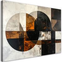 LEINWANDBILD 3D und geometrisch 30x20cm - Braun, Textil (30/20cm) - Feeby