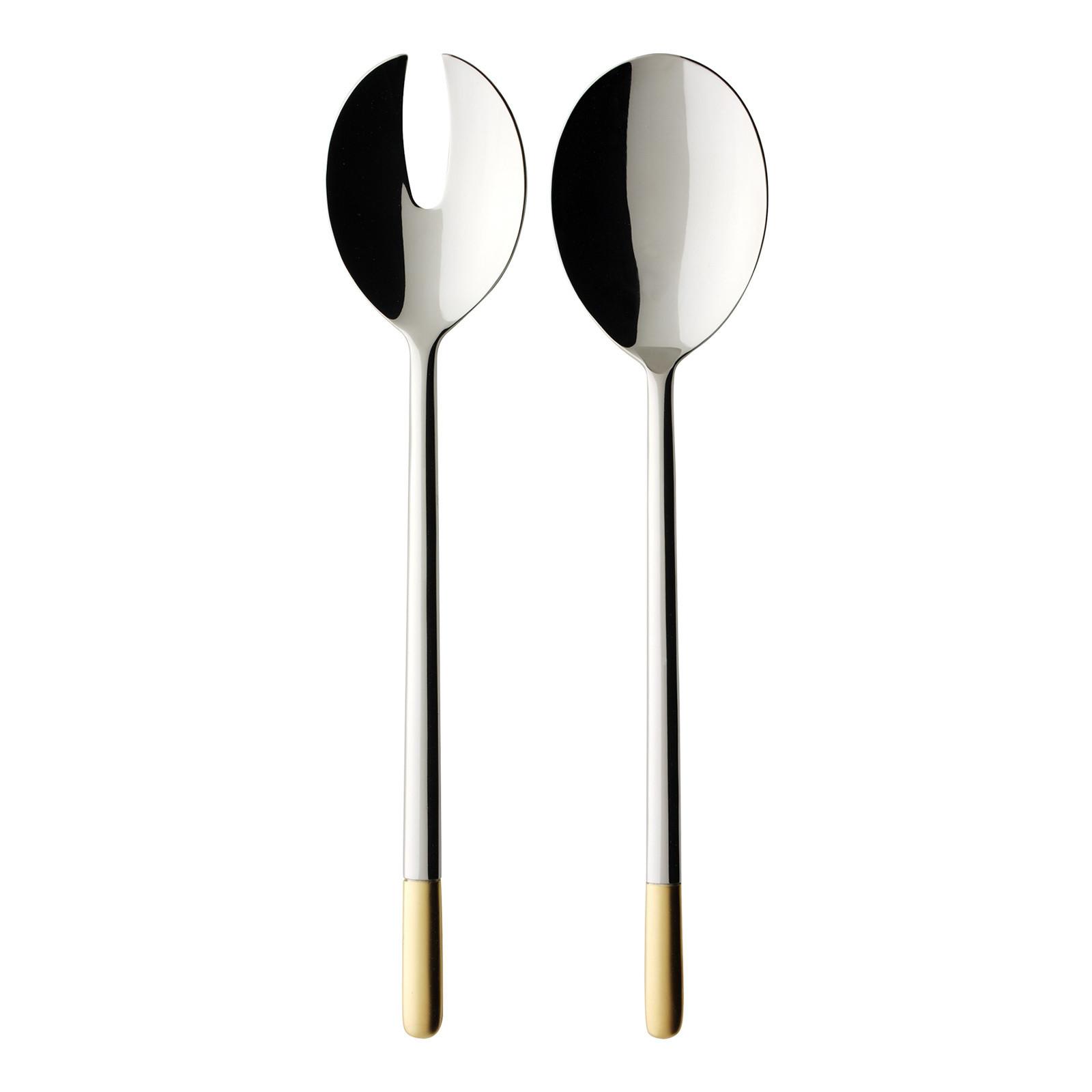 SALATBESTECK Ella edelstahl 2-tlg. - Edelstahlfarben, Metall (2cm) - Villeroy & Boch
