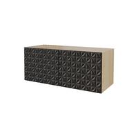 LOWBOARD VIRA-W 100x40x40 cm - Artisan / Schwarz - Schwarz, Holzwerkstoff (100/40/40cm) - ALTDECOR