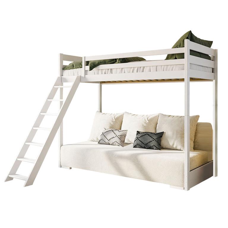 BETT 90/200 Orlane Weiß - Weiß, Holz (90/200cm) - Petits-meubles