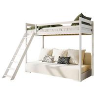 BETT 90/200 Orlane Weiß - Weiß, Holz (90/200cm) - Petits-meubles
