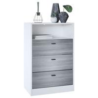 KOMMODE Pino Fronten in Avola-Anthrazit - Anthrazit, Holzwerkstoff (56/86.5/36cm) - Vladon