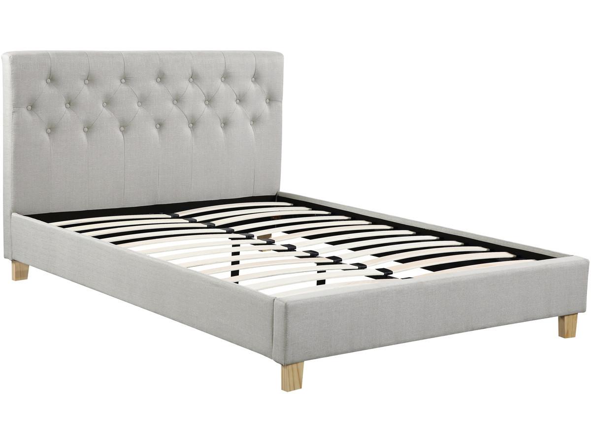 BETT emmy beige - Beige, Textil (190/140cm) - Habitat Garten