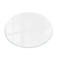 TISCHPLATTE fi90 cm Farbe Weiß, glatt - Weiß, Glas (0.4/90/90cm) - TULUP