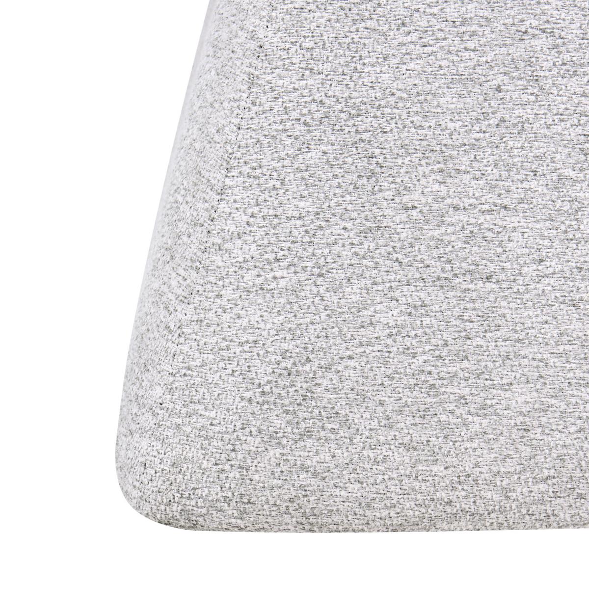 ESSZIMMERSTUHL drehbar Stoff Hellgrau Vallby - Beige, Textil (64/87/64cm) - Beliani