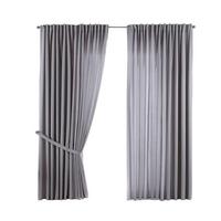 SCHLAUFENGARDINE 2ER SET »Jena« HxB 250x300 cm Silber - Silberfarben, Textil (300/250cm) - Gardinenbox