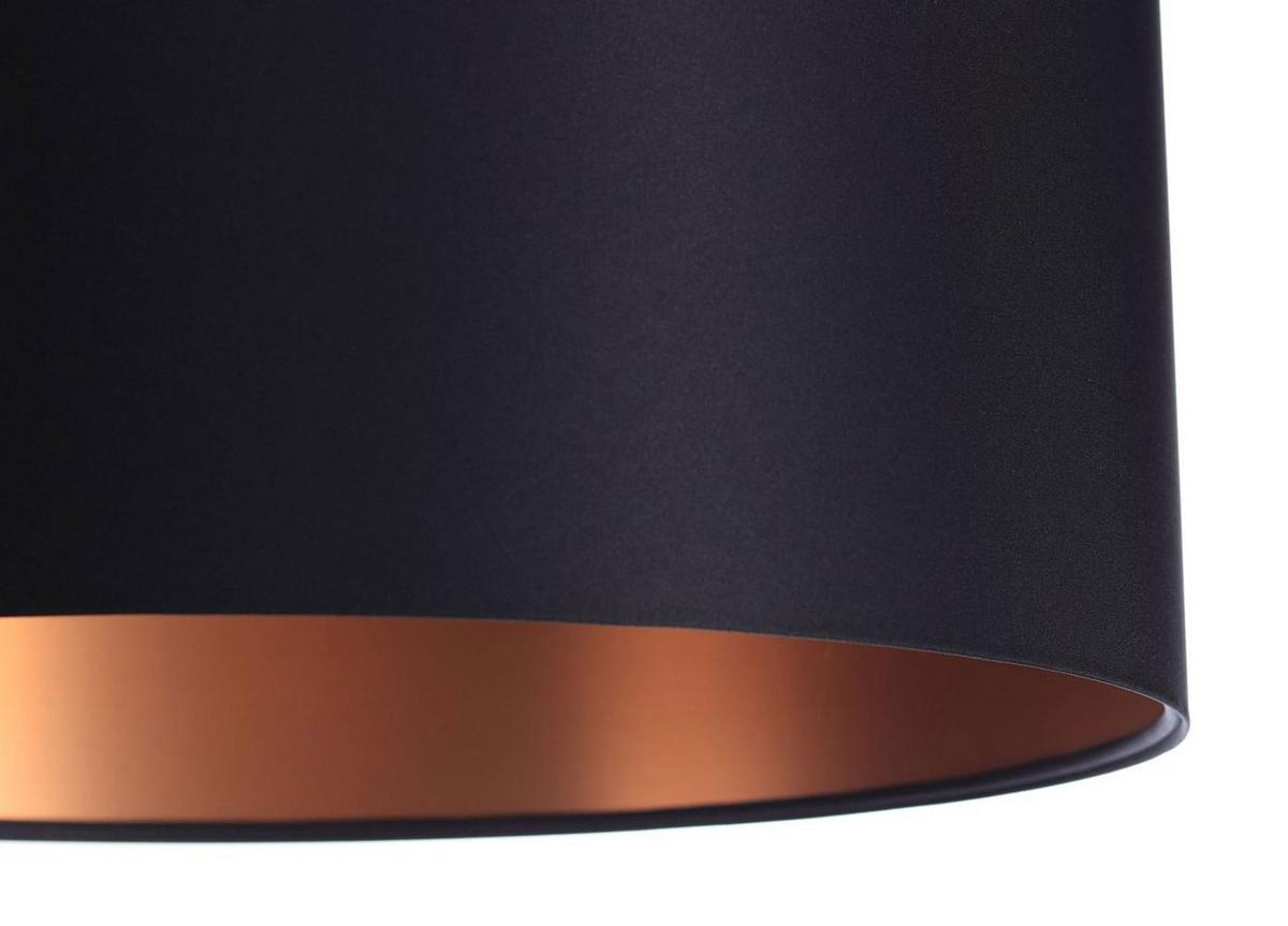 HÄNGELEUCHTE Kupfer 50/25 cm - Schwarz/Kupferfarben, Kunststoff (50/0.8/25cm) - ONZENO
