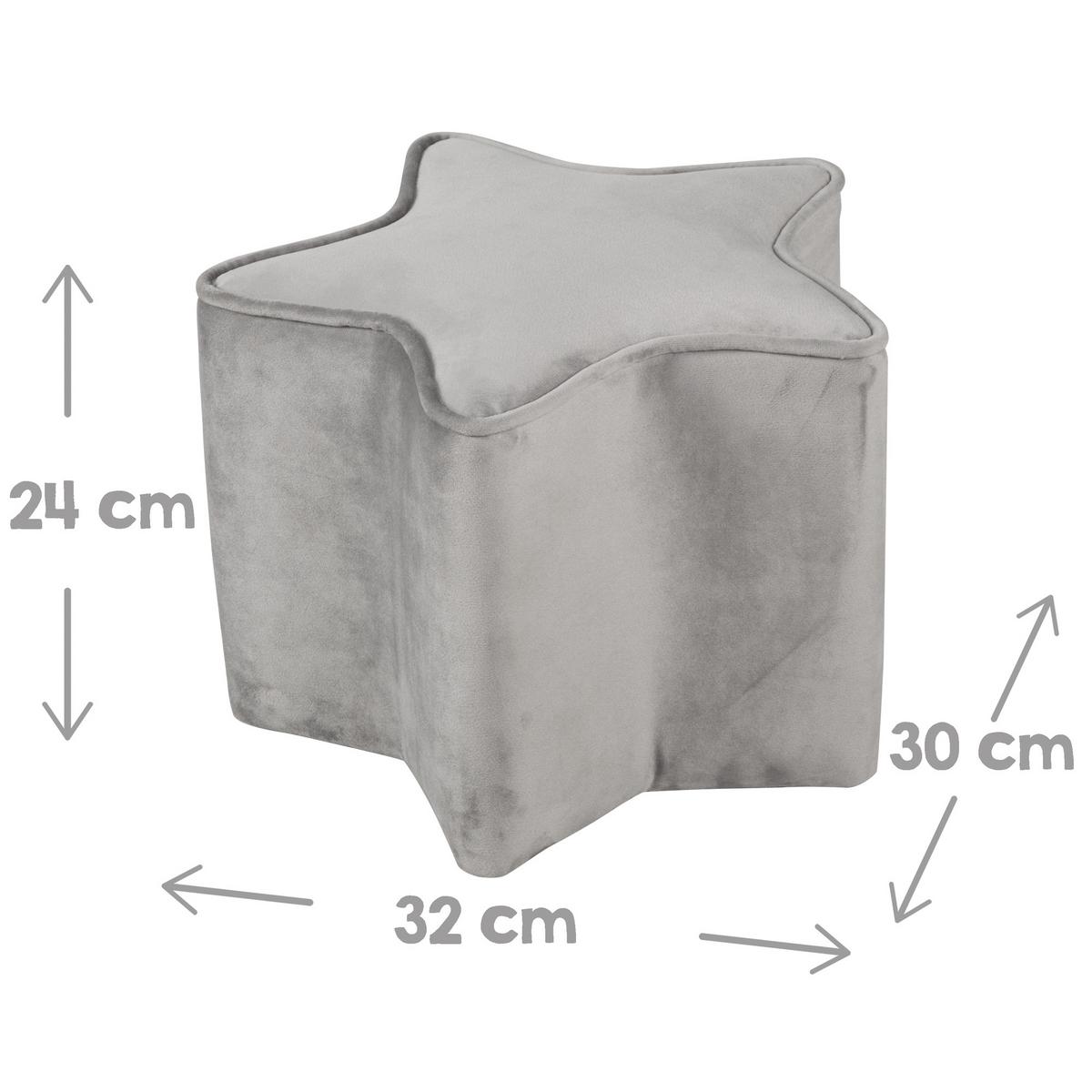 KINDERSESSEL klein 3-tlg. silbergrau - Grau, Holzwerkstoff/Textil (70/50/48cm) - Roba
