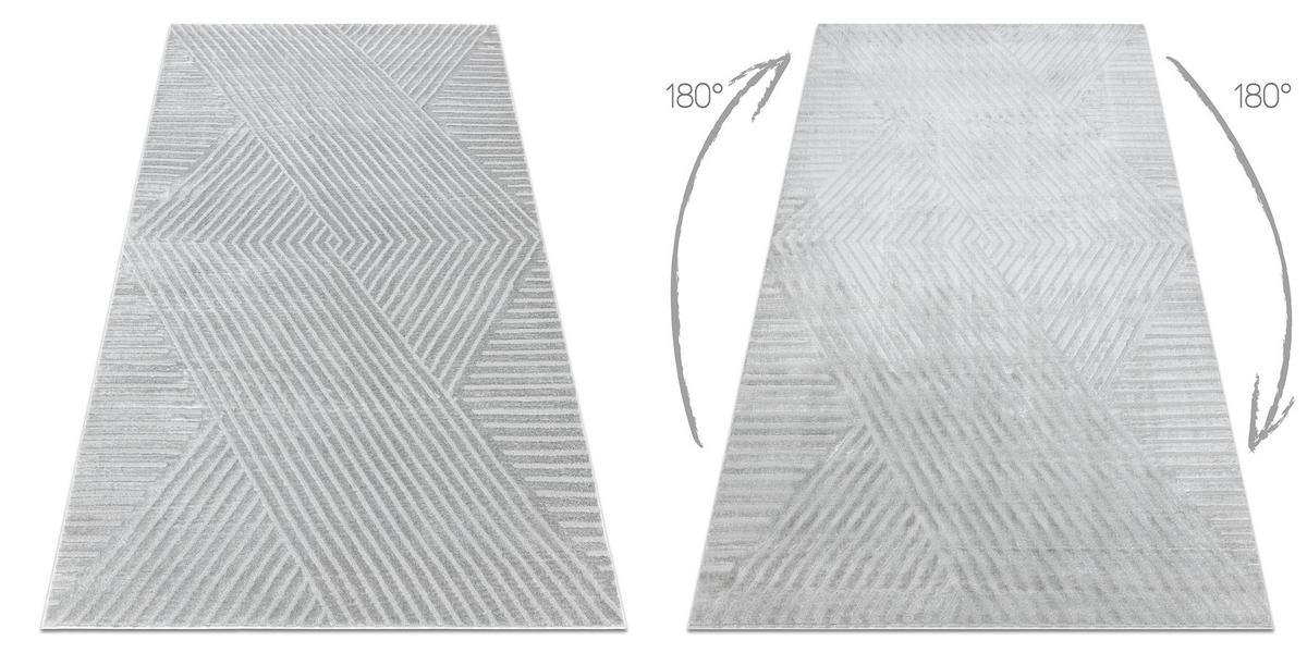 TEPPICH Balance 120/170 cm - Grau, Textil (120/170cm) - rugsX