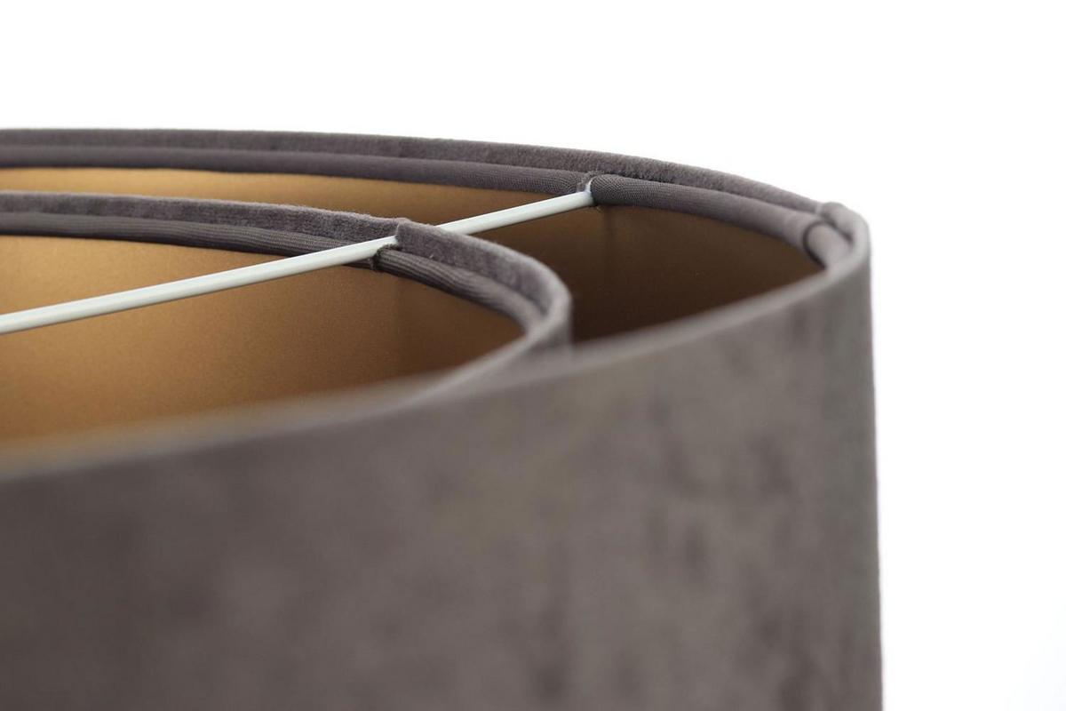 HÄNGELEUCHTE Grau 50/23 cm - Goldfarben, Kunststoff (50/1/23cm) - ONZENO