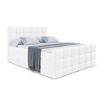 BOXSPRINGBETT APO-Z KING - 200 x 200 - H3/H4 - Weiß Hochglanz - Weiß, Holzwerkstoff (200/200cm) - ALTDECOR