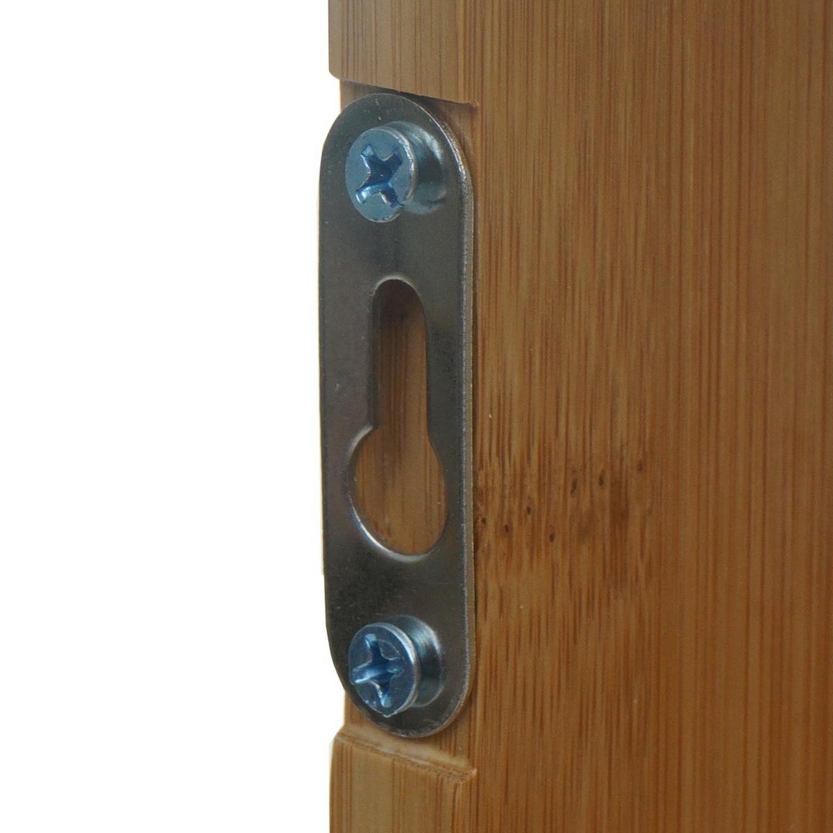 WANDREGAL Braun - Braun, Holz (50/50/15cm) - MCW