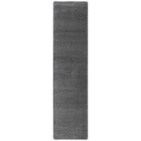 HOCHFLOR VELOURS LÄUFER TEPPICH LUNA - Grau, Textil (80/320cm) - Snapstyle