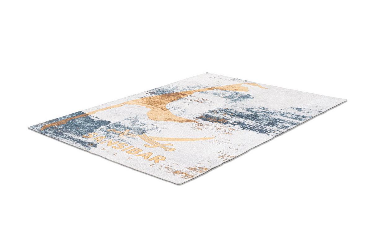 FLACHWEBTEPPICH Keitum 130x190 cm - Goldfarben, Textil (130/130cm) - Sansibar SYLT