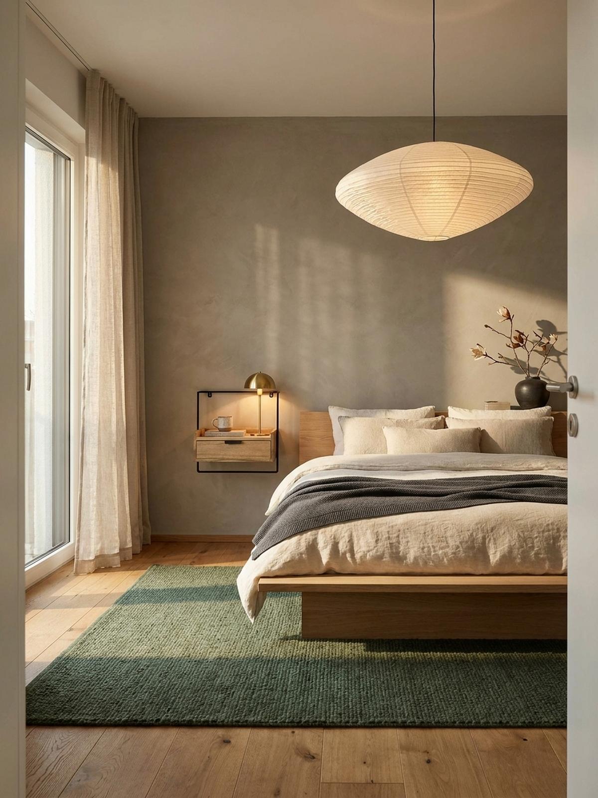 NACHTTISCH Mango Massivholz Wandmontage Schublade Boxspringbett, Beige 44x35x45 cm - Beige/Schwarz, Holz/Metall (44/45/35cm) - KADIMA DESIGN