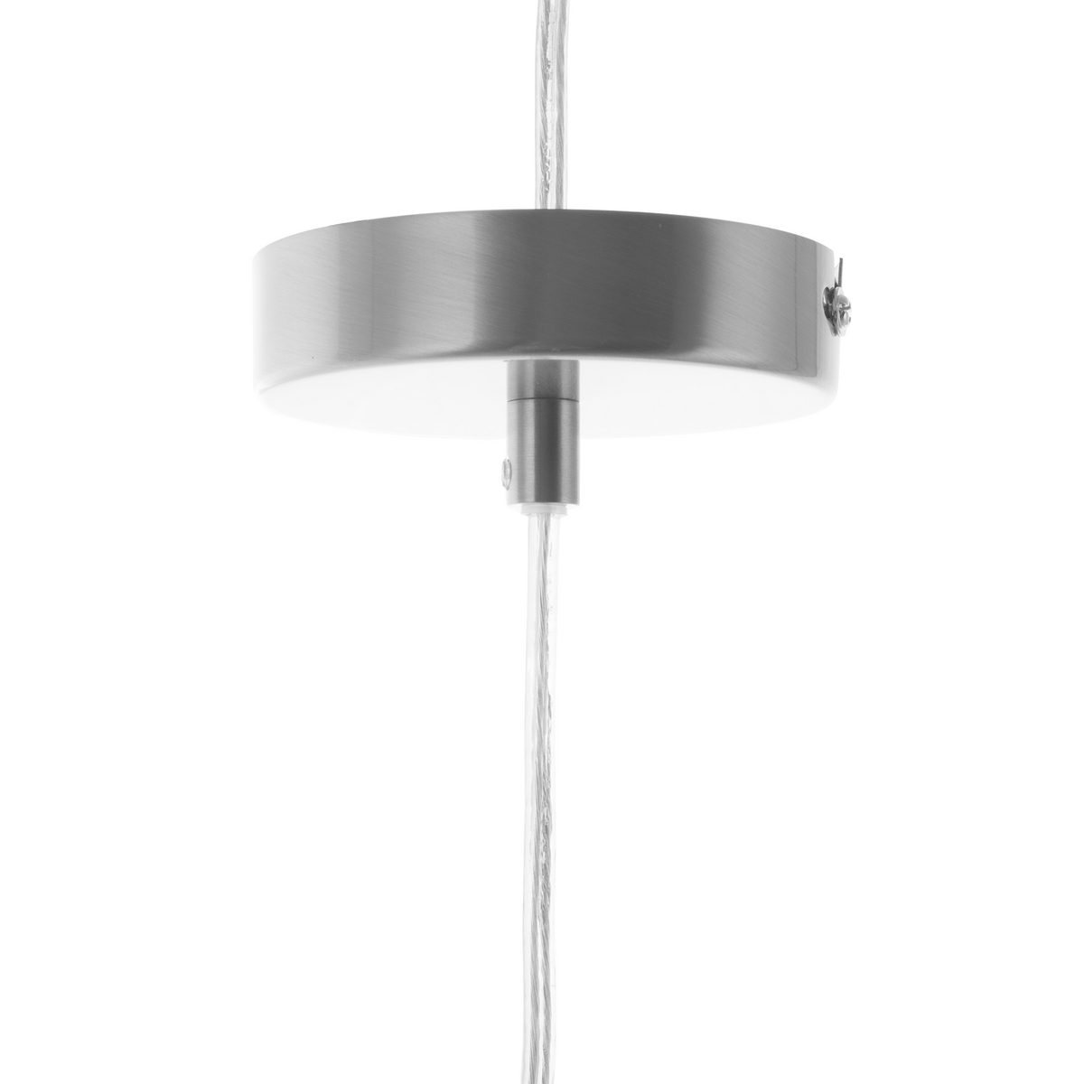 HÄNGELEUCHTE Santon 20/20/136 cm - Transparent, Glas (20/20/136cm) - Beliani