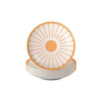 ESPRESSOUNTERTASSEN Fleur Couleur Soleil ø 11,7 cm 6er Set - Gelb, Keramik (11.7cm) - Villeroy & Boch
