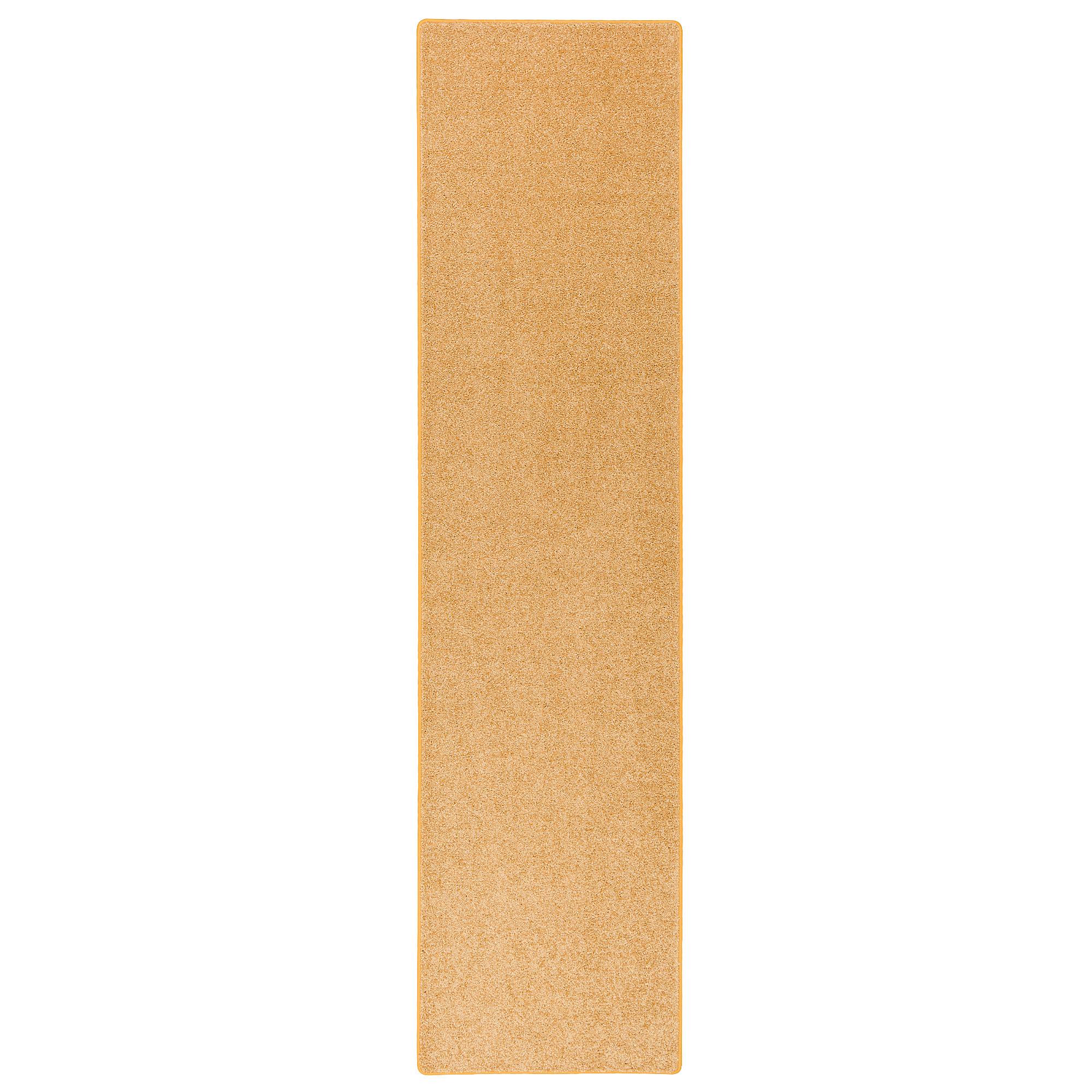 HOCHFLOR LANGFLOR TEPPICH LÄUFER COTTAGE - Currygelb, Textil (100/400cm) - Snapstyle
