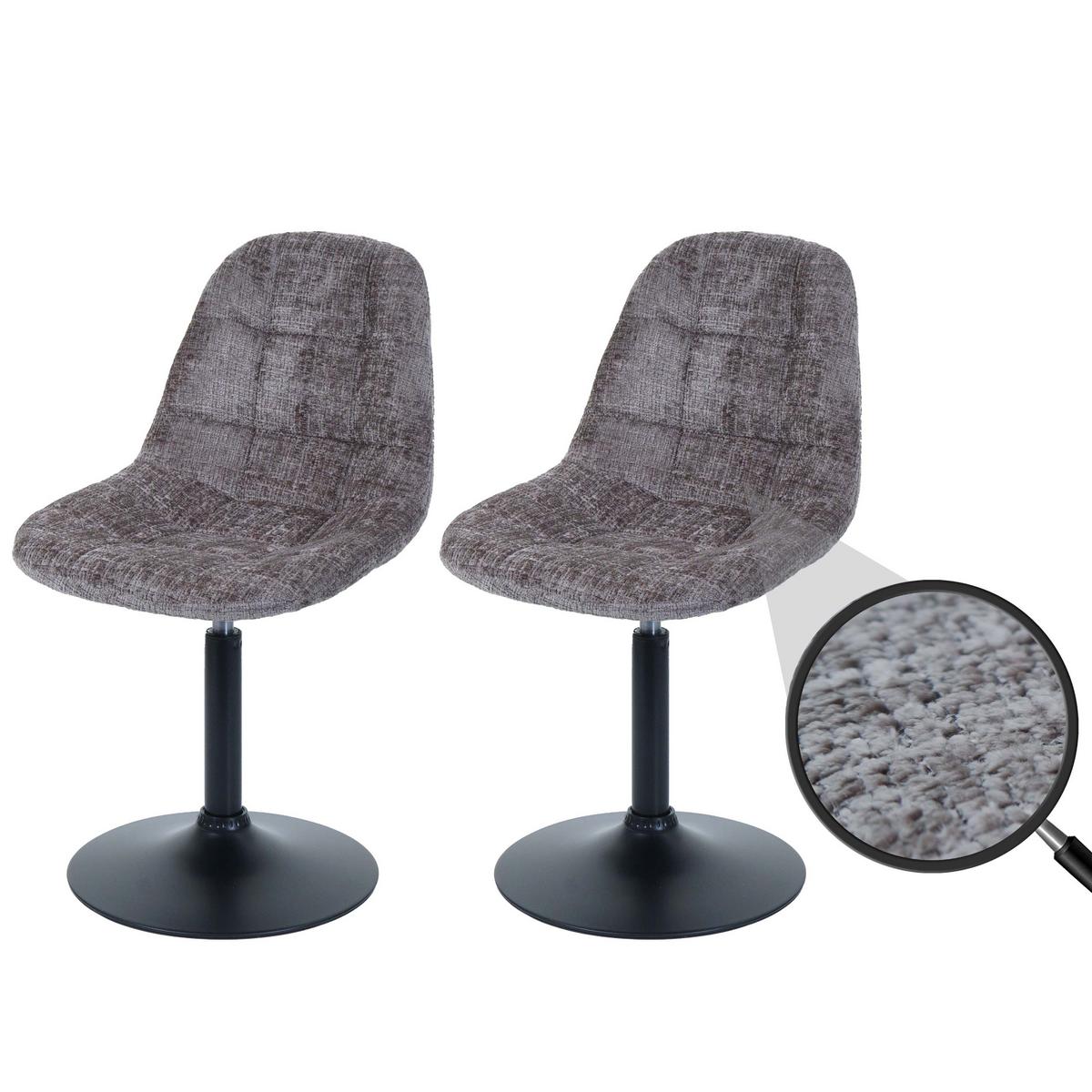 ESSZIMMERSTUHL Braun 2er-Set - Braun, Textil (47/83/43cm) - MCW