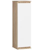 HÄNGESCHRANK Eiche Sonoma, Weiß 99/30/30 - Weiß/Sonoma Eiche, Holzwerkstoff (30/99/30cm) - RAUMHIRSCH FURNITURE