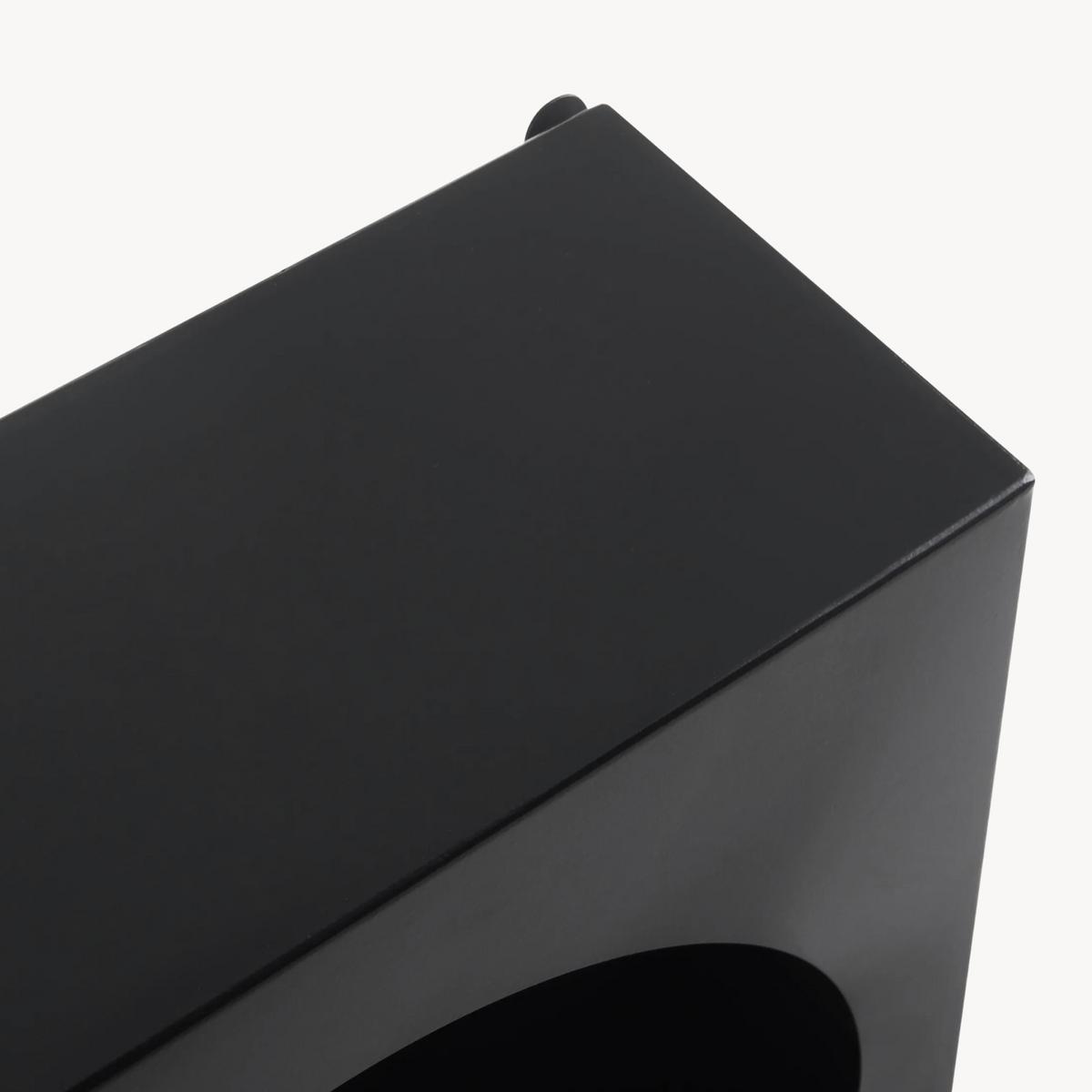 WANDREGAL Jäller I. - Schwarz, Metall (30/40/13cm) - [en.casa]