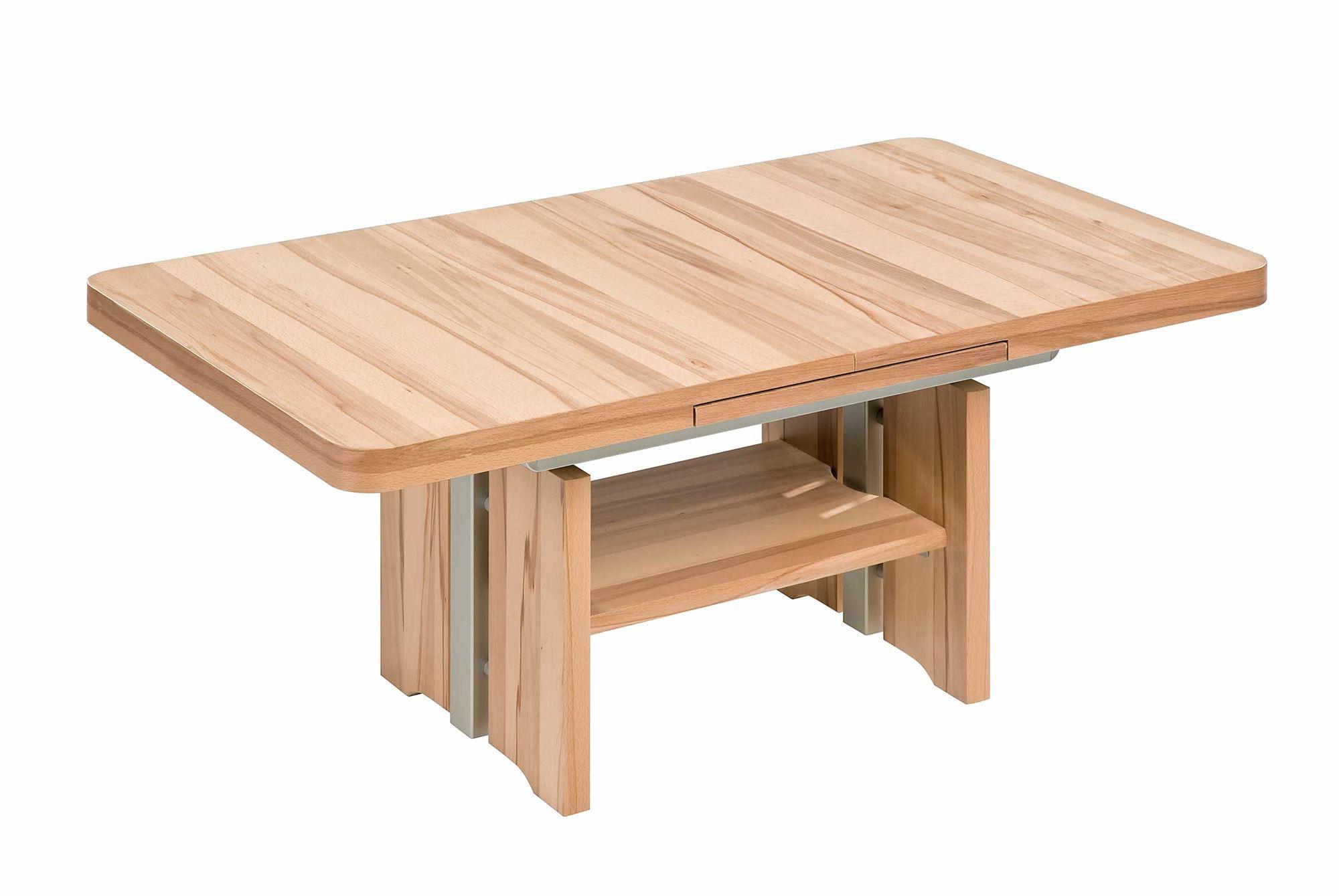 COUCHTISCH höhenverstellbar und ausziehbar Cindee 100x56x60 Kernbuche - Kernbuche, Holz (100/60/60cm) - 58aufmkessel