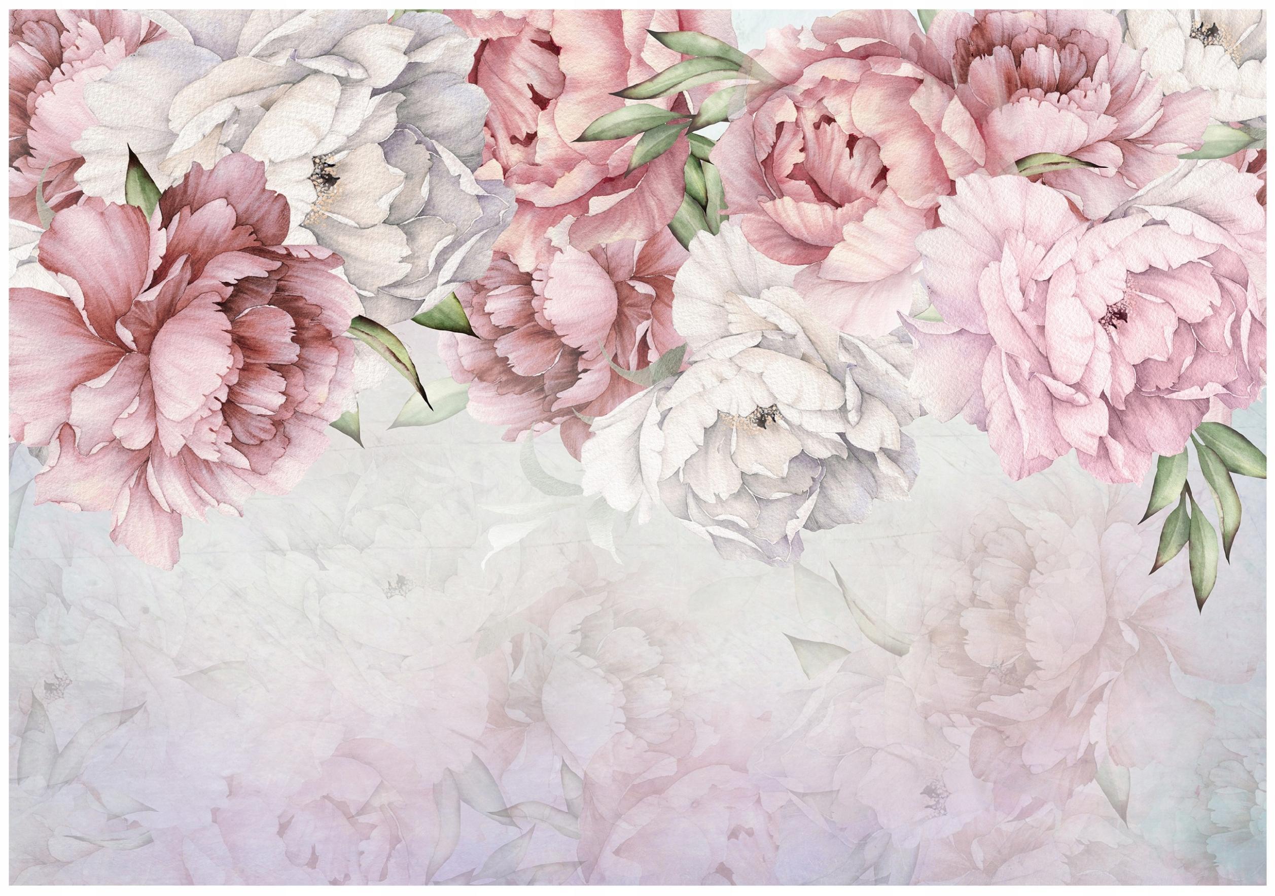 FOTOTAPETE Blumen Schlafzimmer 350x250 - Multicolor, Papier (350/250cm) - Wallarena