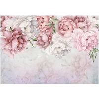 FOTOTAPETE Blumen Schlafzimmer 350x250 - Multicolor, Papier (350/250cm) - Wallarena