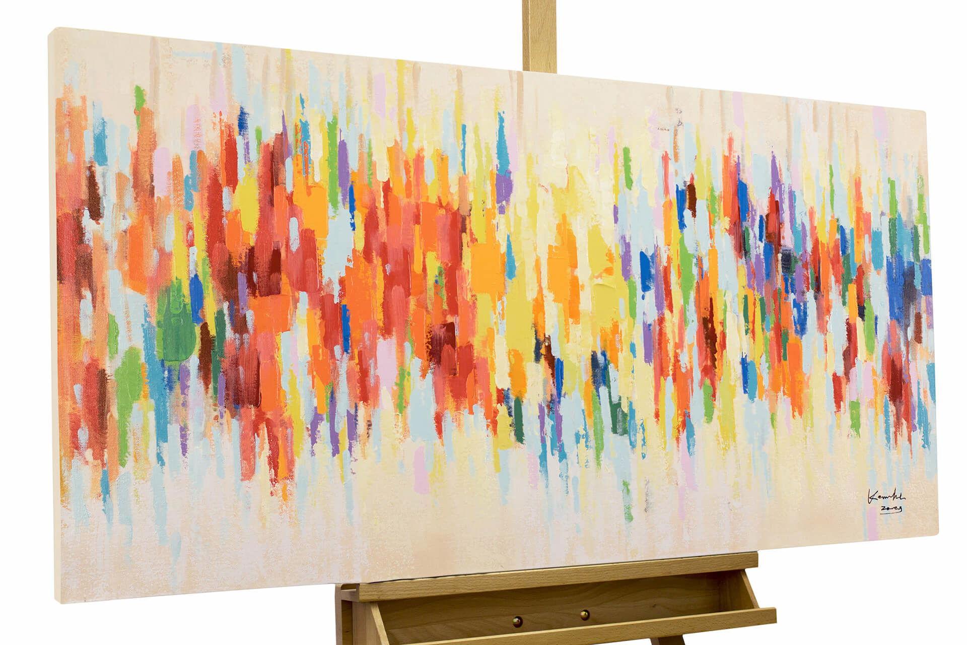 ÖLGEMÄLDE 120/60 cm - Multicolor, Holz/Textil (120/60cm) - KUNSTLOFT